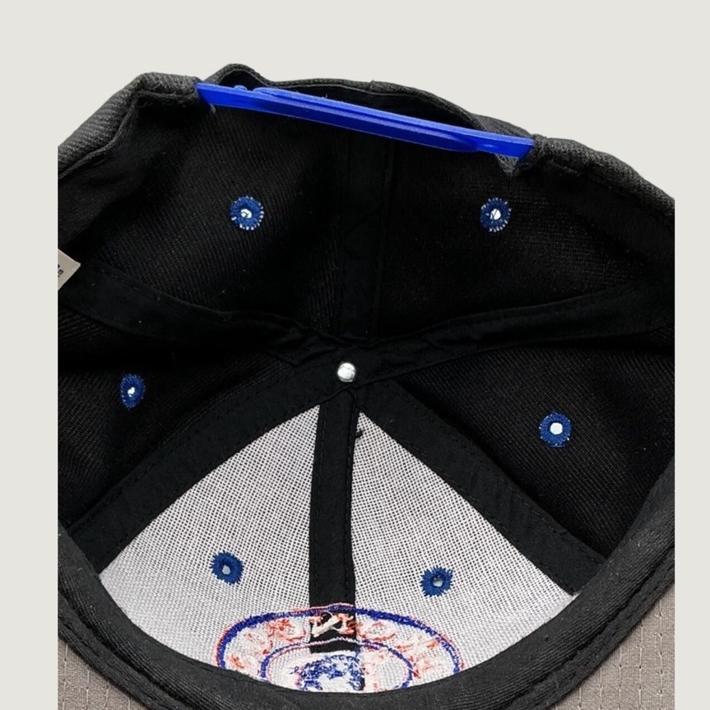 Vintage Denver Broncos Team NFL Snapback Hat Black Blue Embroidered Cap Mens - Picture 5 of 7